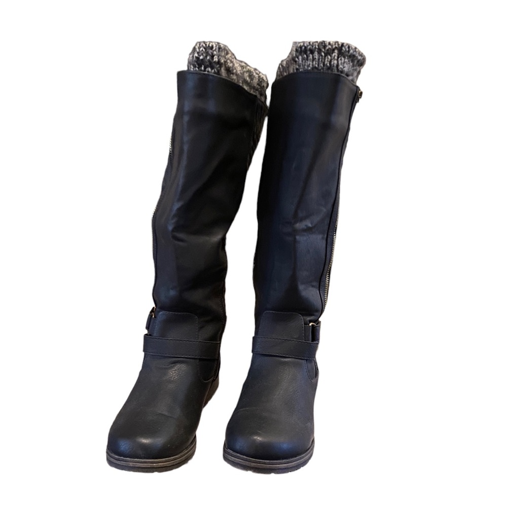 Style & CO -Wide Calf - MADIXIE Black        Size 10 M